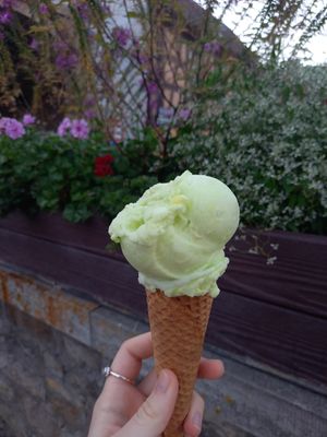 Grüner Apfel at La Gelateria Uffenheim in Uffenheim