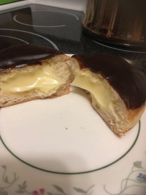 Boston cream at Bliss Baked Goods in Edmonton