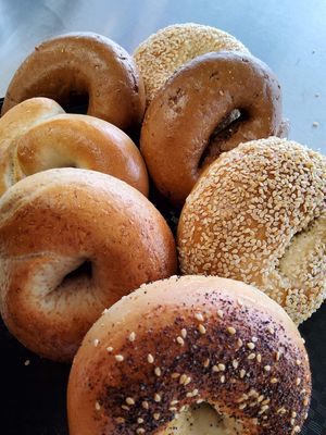 Vegan Bagels at Bliss Baked Goods in Edmonton