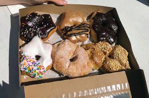 Every flavor of their Vegan Donuts at Bliss Baked Goods in Edmonton