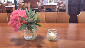 Tischdeko at Gasthaus zur Traube in Uffenheim