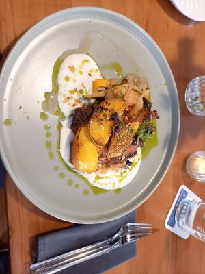 Gegrillte Süßkartoffel at Gasthaus zur Traube in Uffenheim