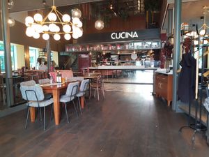 Interior at L'Osteria in Basel