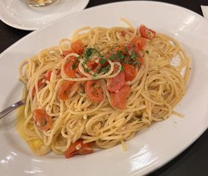 pasta aglio e olio  at L'Osteria in Basel