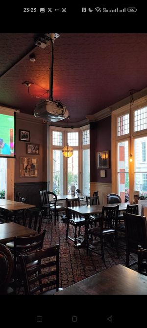 Interior at Leicester Arms in London