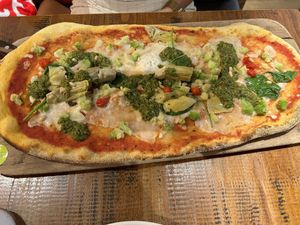 Pizza  at Zizzi in Birmingham