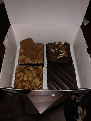 Brownie selection   at SugarMoo in Abu Dhabi