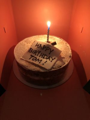 Vegan carrot cake  at SugarMoo in Abu Dhabi