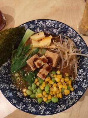 Nice vegan miso ramen! at Ramen Brothers in Den Bosch