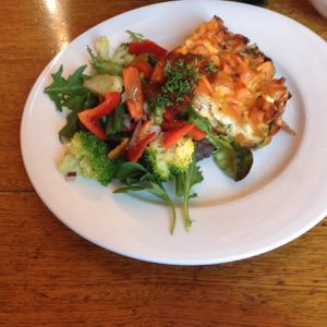 Sweet potato and feta tortilla.  at Another Mother in Burnie