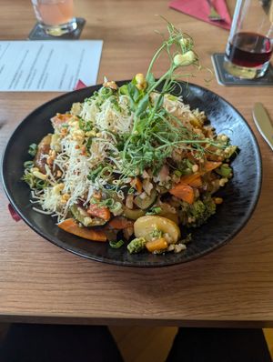 potato vegetable pan with radish at Fräulein Anna  in Drachselsried