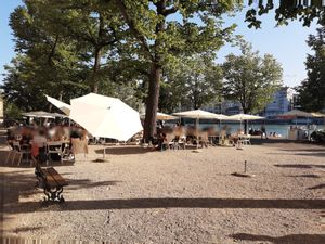 River view at Walther Bistrobar Buvette in Basel