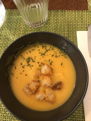Puré de calabaza  at Museo Del Organo in Vitoria Gasteiz