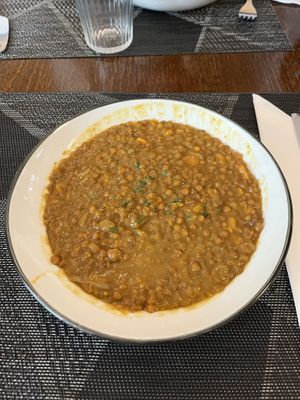 Lentejas al estilo indú  at Museo Del Organo in Vitoria Gasteiz