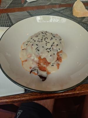 Pumking lasagne at Museo Del Organo in Vitoria Gasteiz