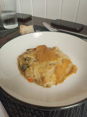 Chard parmentier at Museo Del Organo in Vitoria Gasteiz