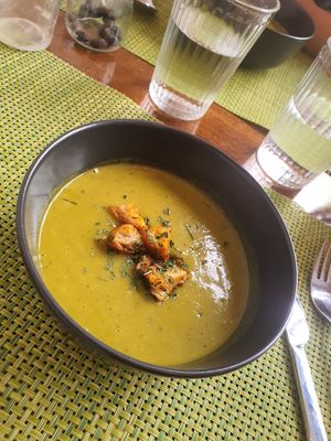 Crema de verduras at Museo Del Organo in Vitoria Gasteiz