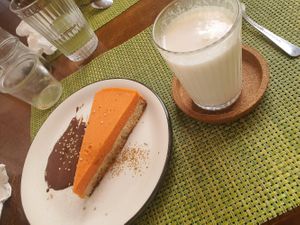 Tarta de sandia at Museo Del Organo in Vitoria Gasteiz