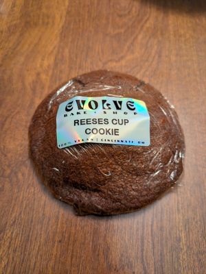 Reese's cup cookie at Evolve Bake+shop in Cincinnati