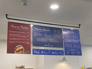 The menu the first time I went (August 2023)  at Simone's Kitchen in Schenectady