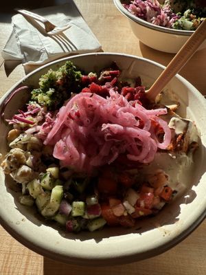 Harissa tofu bowl  at Simone's Kitchen in Schenectady