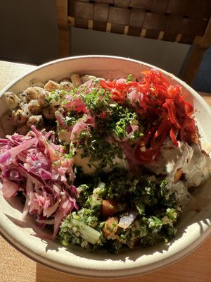 Large build your own bowl   at Simone's Kitchen in Schenectady