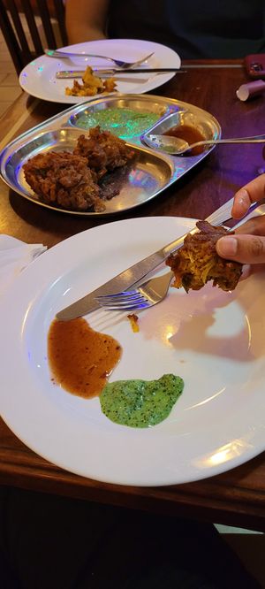 Vegetable Pakora at Kantipur Cafe in Cambridge