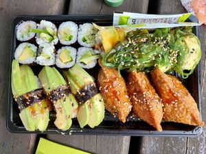 "Vegan Set" (16.90€) at Sushi Karen in Bad Soden-salmuenster