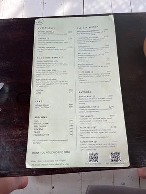 Tasty food slower service but worth the wait, lots of vegan options😄 at Nami Cafe in Arugam Bay