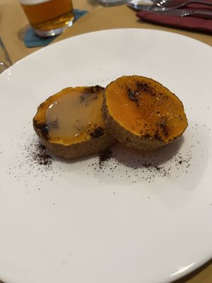 Zucca al cartoccio con polvere di caffè  at Montag Cafe & Bistrot in Legnano