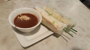 Spring rolls ask for tofu  at Bambu Vietnamese Cuisine in Springfield