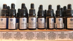 ask the herbalist on staff she'll tell you about each oil  at Jurtaapótek - Herbal Apothecary  in Reykjavik