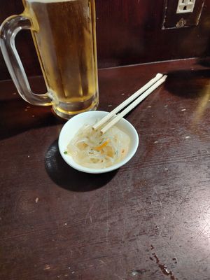 Pickled veg at Izakaya Sanzoku in Tokyo