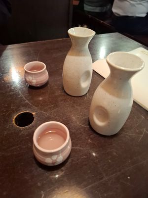 Sake at Izakaya Sanzoku in Tokyo