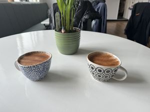 Chai lattes  at Canalside Kitchen in Wolverhampton