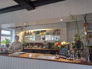 Katrina the owner - all smiles 😃 at Canalside Kitchen in Wolverhampton