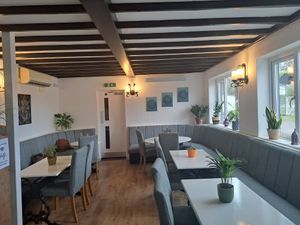 Cozy seating at Canalside Kitchen in Wolverhampton