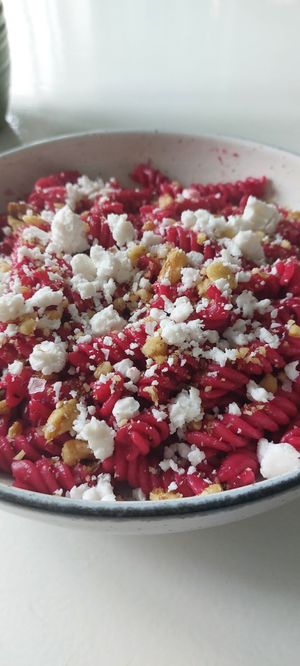 Beetroot pesto pasta 🍝 at Canalside Kitchen in Wolverhampton