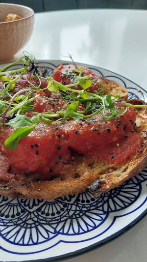 🍅 tomato's on toast 👌 at Canalside Kitchen in Wolverhampton