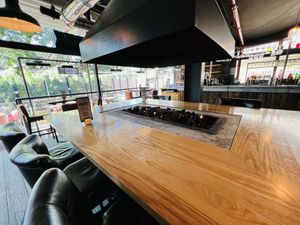 Table with Fire  at Revolution in Aberdeen