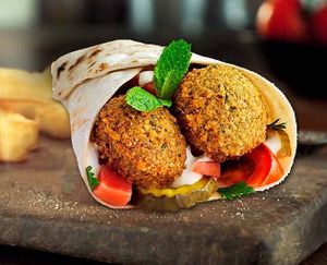 Zeus Falafel Dürüm at Veganarsist - Seferihisar in Izmir