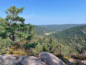 View from a hike started at the site at Les Jardins de Biffontaine in Biffontaine