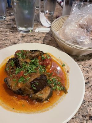 Veggie mussaka   at Aroma in King Of Prussia