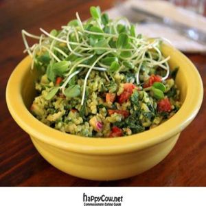 i am graceful indian biryani bowl at Cafe Gratitude - Harrison St in San Francisco