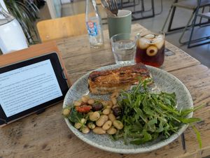 Vegan lunch at Kollective at Kollective Kitchen in Sheffield