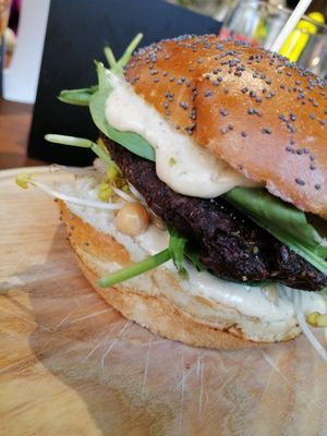 Vegan superfood burger at Submarine Burger - Centar in Split