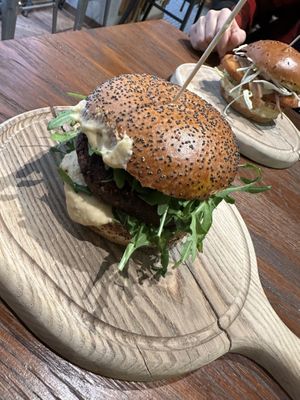 Italian vegan burger  at Submarine Burger - Centar in Split