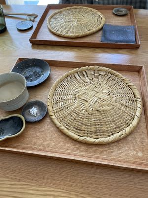 When you have finished eating your soba noodles, they bring over thick soba cooking water to add to the salty broth - it's a soft gentle flavour and texture.   at Soba Horiba in Kyoto