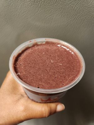 Vegan Dark Chocolate Banana Smoothie #Veganuary at Smoothie King in Dallas