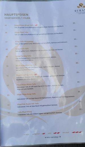  at Surang Thai in Bern